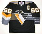 MARIO LEMIEUX PITTSBURGH PENGUINS CCM 3RD ALTERNATE ROBO JERSEY MEDIUM