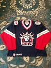 NEW YORK RANGERS NYR CCM STATUE OF LIBERTY NHL HOCKEY JERSEY XL LADY LIBERTY NY