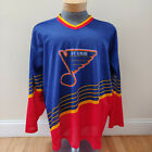Vintage CCM St Louis Blues Hockey Jersey Mens XL Mesh Pullover NHL USA