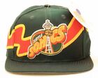 Vtg 90s Seattle SONICS Snapback green Hat Supersonics flame NBA Cap fresh