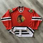 Authentic Chicago Blackhawks 52 CCM Jersey Maska Air Knit Vintage 90s