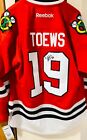 Jonathon Toews Chicago Blackhawks Jersey NWT Mens Size Large Stitched Autograph