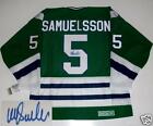 ULF SAMUELSSON HARTFORD WHALERS SIGNED VINTAGE JERSEY