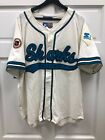 Vintage San Jose Sharks Throwback Baseball Script Starter Jersey Large