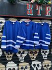3 Toronto Maple Leafs Hockey Jersey Lot Blank Practice NHL Sundin Marner Matthew