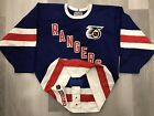 91 92 Authentic CCM TURN BACK THE CLOCK TBTC New York Rangers Hockey Jersey 48