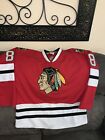 Patrick Kane Chicago Blackhawks Reebok Red Jersey Size 50 With Strap