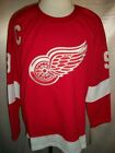 Gordie Howe Detroit Red Wings Red 1987 2007 Throwback CCM NHL Jersey Large
