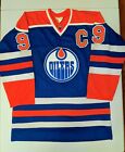 WAYNE GRETZKY EDMONTON OILERS Blue Jersey Medium NHL Messier Coffey Kings Blues