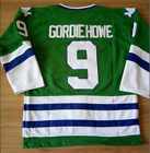 Hartford Whalers Green Jersey Gordie Howe M L XL 2XL 3XL