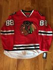 Authentic Chicago Blackhawks Patrick Kane Jersey Reebok Edge Red Size 54