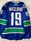 Authentic Markus Naslund Reebok Edge 10 Vancouver Canucks Jersey Size 54