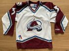 Chris Drury CCM Authentic Colorado Avalanche NHL Hockey Jersey 90s White Size M