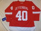Brand New w tags REEBOK Detroit Red Wings ZETTERBERG 40 Embroidered Jersey