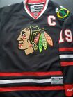 Jonathan Toews Chicago Blackhawks authentic Black Jersey Sz XL BLK