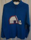 NHL VINTAGE Hockey Quebec Nordiques Acrylic XL Sweater NWT