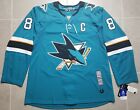 San Jose Sharks Authentic Teal NHL Adidas Hockey Jersey Pavelski Size 52 Large