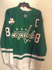 Alex Ovechkin St Patricks day Washington capitals jersey Stanley cup Champions