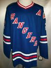 Brian Leetch New York Rangers Blue 1994 Stanley Cup Throwback CCM NHL Jersey 2XL