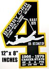 BOBBY ORR BOSTON BRUINS BLK GOLD NUMBER 4 NHL CAREER STATS AWARDS JERSEY 12x 8
