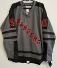 Henrik Lundqvist 30 New York Rangers Charcoal Gray JerseySize XL BNWT