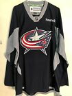Reebok Practice NHL Jersey Columbus Blue Jackets Team Navy sz 2X