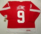 GORDIE HOWE size XL Detroit Red Wings CCM 550 VINTAGE series Hockey Jersey
