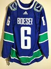 ADIDAS AUTHENTIC NHL JERSEY VANCOUVER CANUCKS BROCK BOESER BLUE sz 46
