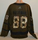 DAVID PASTRNAK BOSTON BRUINS ADIDAS MILITARY CAMO VETERANS DAY HOCKEY JERSEY