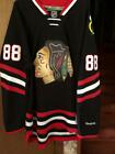 NHL REEBOK PATRICK KANE JERSEY 88 CHROME FINISH ON LOGO SIZE XL