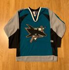 Vintage 90s CCM San Jose Sharks Jersey Size Youth L XL