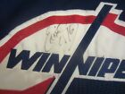 Eddie Olczyk Jr Signed 16 Winnipeg Jets Molson Workout Jersey Autograph