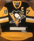 Authentic Sidney Crosby Pittsburgh Penguins Jersey Reebok Size L