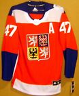 2016 TEAM CZECH REPUBLIC 47 SULLIVAN WORLD CUP OF HOCKEY RED Size XL JERSEY