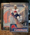 MCFARLANE TOYS NHL Peter Forsberg VARIANT Quebec Nordiques WHITE JERSEY FIGURE