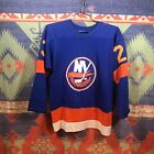 VINTAGE 70s NEW YORK ISLANDERS JERSEY 23 FELT NUMBERS BOB NYSTROM SZ S