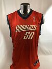 EMEKA OKAFOR CHARLOTTE BOBCATS VINTAGE REEBOK JERSEY ADULT LARGE