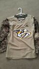 Nashville Predators Authentic VETERANS CAMO Hockey Jersey Adidas nhl climalite