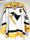 Mario Lemieux Pittsburgh Penguins 66 Vintage Starter NHL Adult Jersey XXL Large