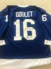 MICHEL GOULET QUEBEC NORDIQUES HOF MVP HOLO SIGNED JERSEY