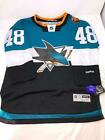 Reebok San Jose Sharks NHL Hockey Jersey Kids Youth 48 Hertl Large XLarge