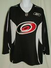 Reebok Official Licensed Jersey NHL Carolina Hurricanes Black Red White Size L