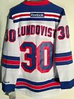 Reebok Premier NHL Jersey New York Rangers Henrik Lundqvist White sz M