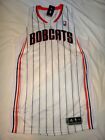 NWT Charlotte Bobcats Adidas Revolution 30 AUTHENTIC Blank Home Jersey Mens 4XL