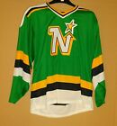 1970 80s Maska Minnesota North Stars Green with No Number Jersey