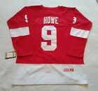Replica Gordie Howe 9 Detroit Red Wings Jersey Size XL Read Description