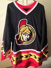 Ottawa Senators Authentic Black Third Jersey RBK 6100 Team Issued New