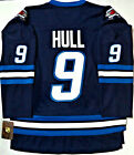 NWT BOBBY HULL  THE GOLDEN JET  WINNIPEG JETS S M NHL LICENSED HOCKEY JERSEY