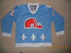 Quebec Nordiques NHL Hockey Jersey CCM Vintage 21 Blazitz Fight Strap Sewn 48