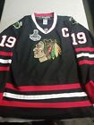 Jonathan Toews Chicago Blackhawks authentic Stanley Cup Finals Jersey Sz 54 BLK